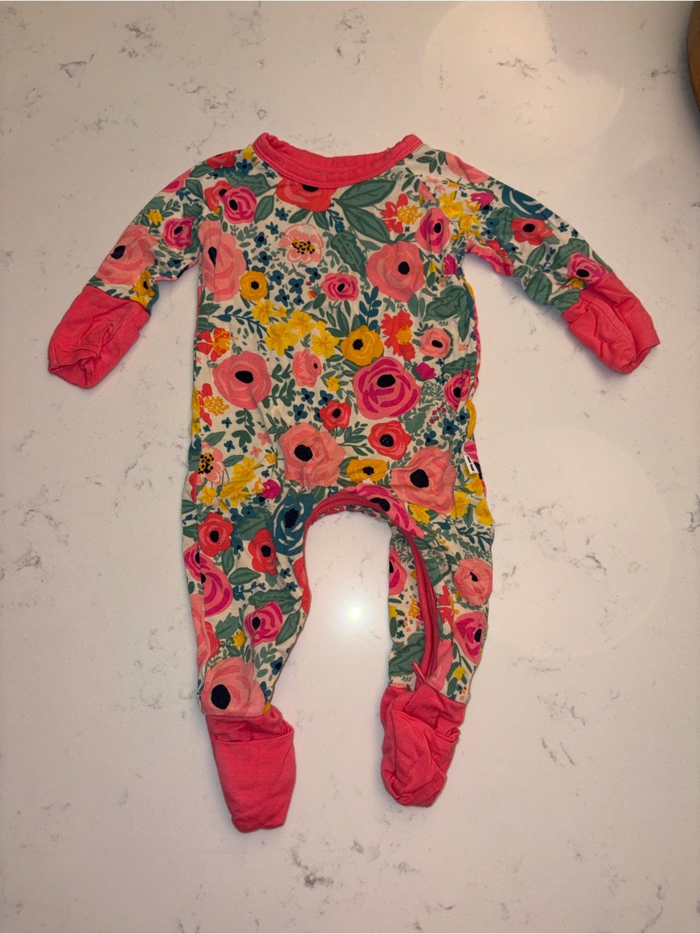 Little Sleepies Secret Garden Floral Zippy